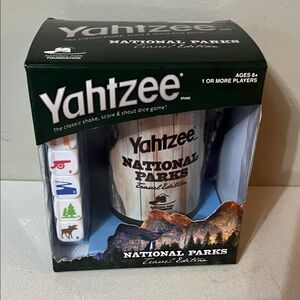 Yahtzee National Parks Travel Edition Game - Green